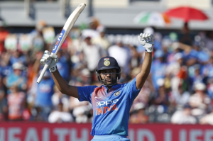 Rohit Sharma scores 100