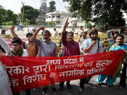 Mandsaur MP Farmers Protest