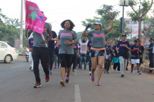 Pinkathon Women health awareness run in Bhubaneswar 