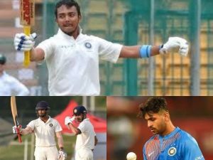 _shardul prithwi mayank West Indies v India First Test Preview