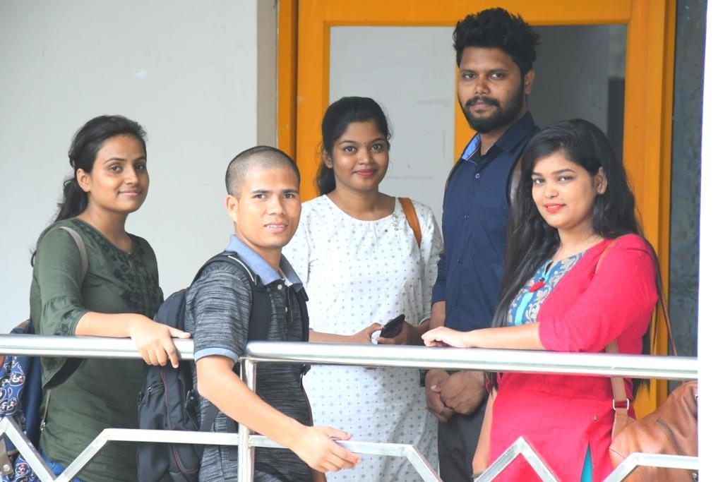 Students of Asian Institute of Public Health (AIPH) University, Bhubaneswar at the campus