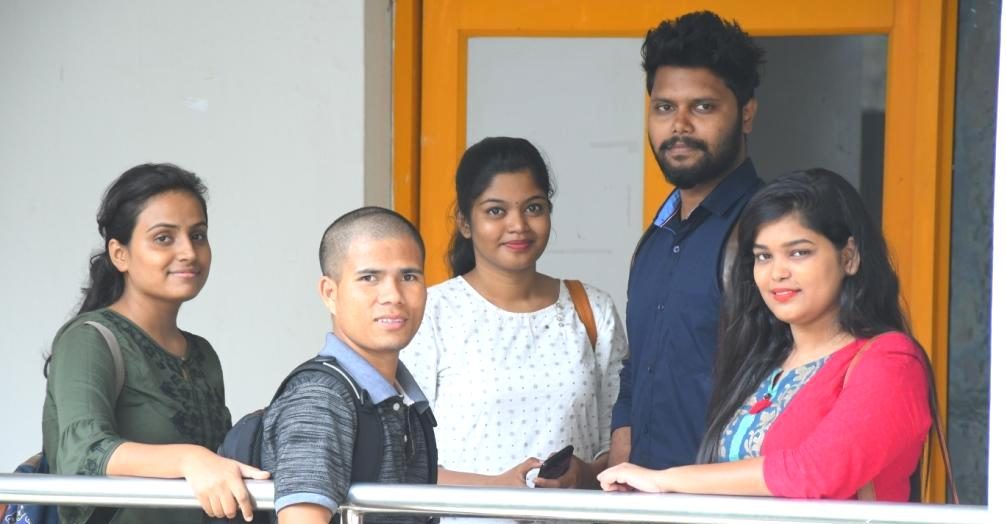 Students of Asian Institute of Public Health (AIPH) University, Bhubaneswar at the campus