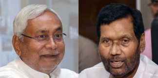 Nitish Kumar (JDU) and Ram Vilas Paswan (LJP)
